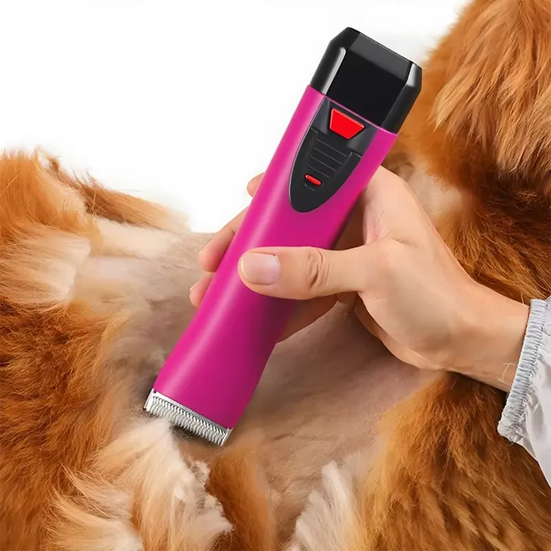 Dog Grooming Clippers - Professional Stainless Steel Battery-Powered Pet Hair
