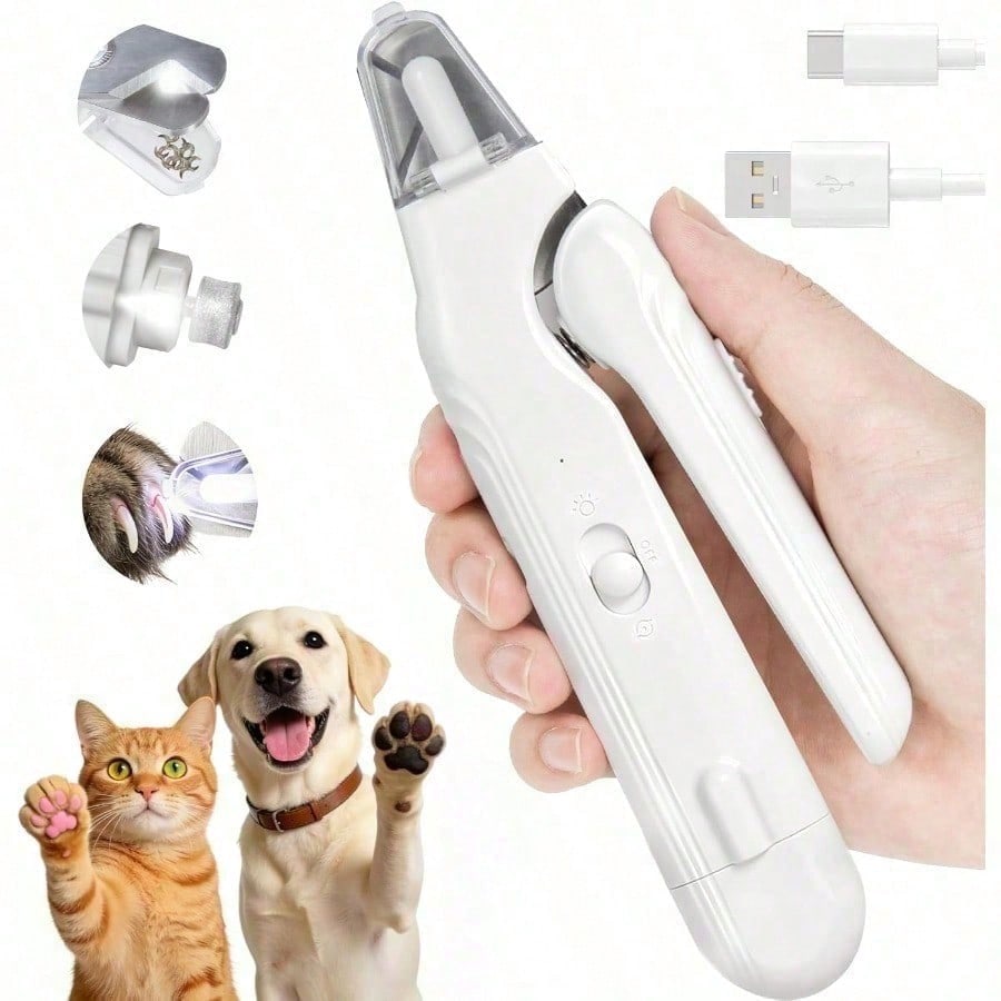 Dog Grooming Clippers - New model 2-In-1 Dog Nail Clippers