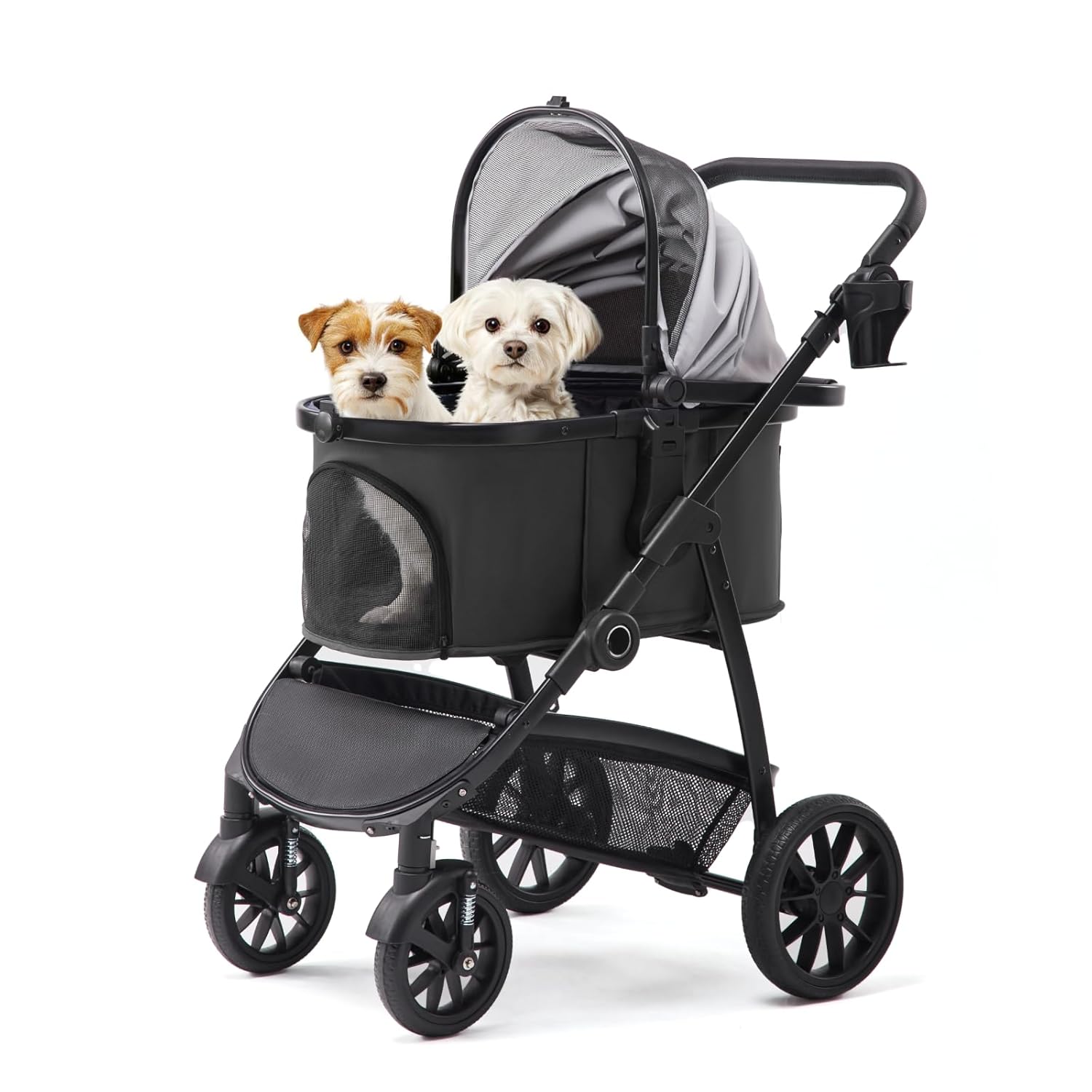 Pet Stroller Carrier - 3-in-1 Pet Stroller for Medium Dogs