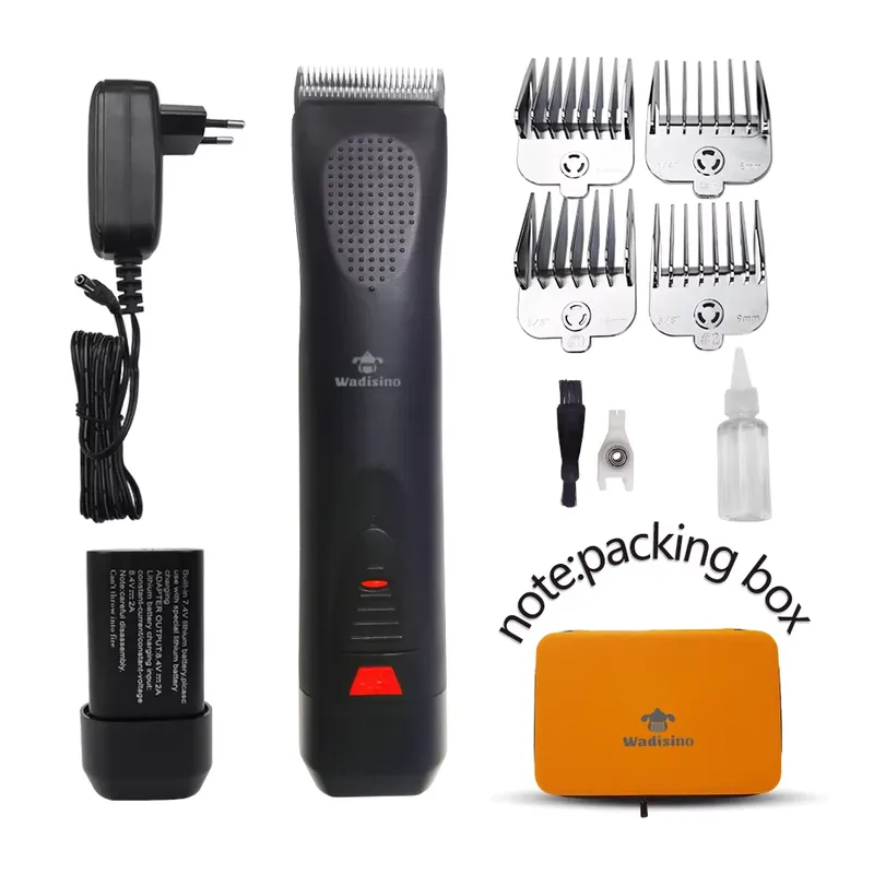 Dog Grooming Clippers - Battery-Powered Dog Clipper for A5 Professional