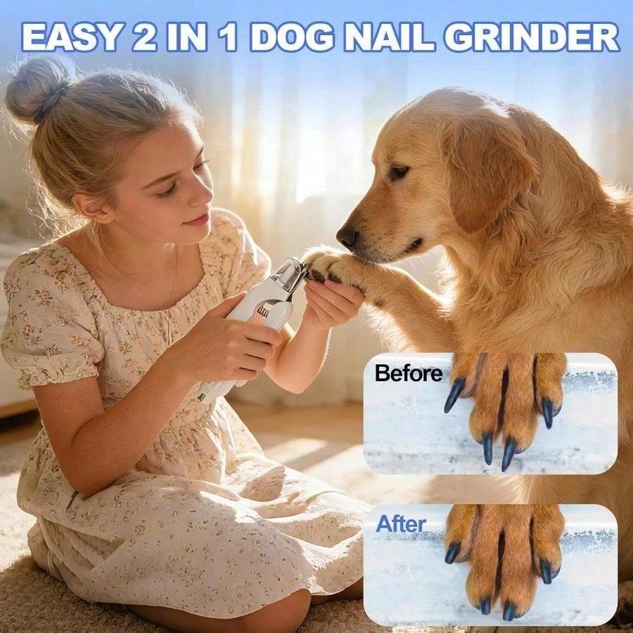 New model 2-In-1 Dog Nail Clip - Dog Grooming Clippers 评论和价格