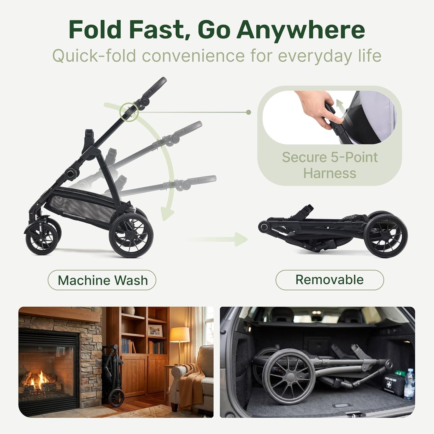 3-in-1 Pet Stroller for Medium - Pet Stroller Carrier 评论和价格