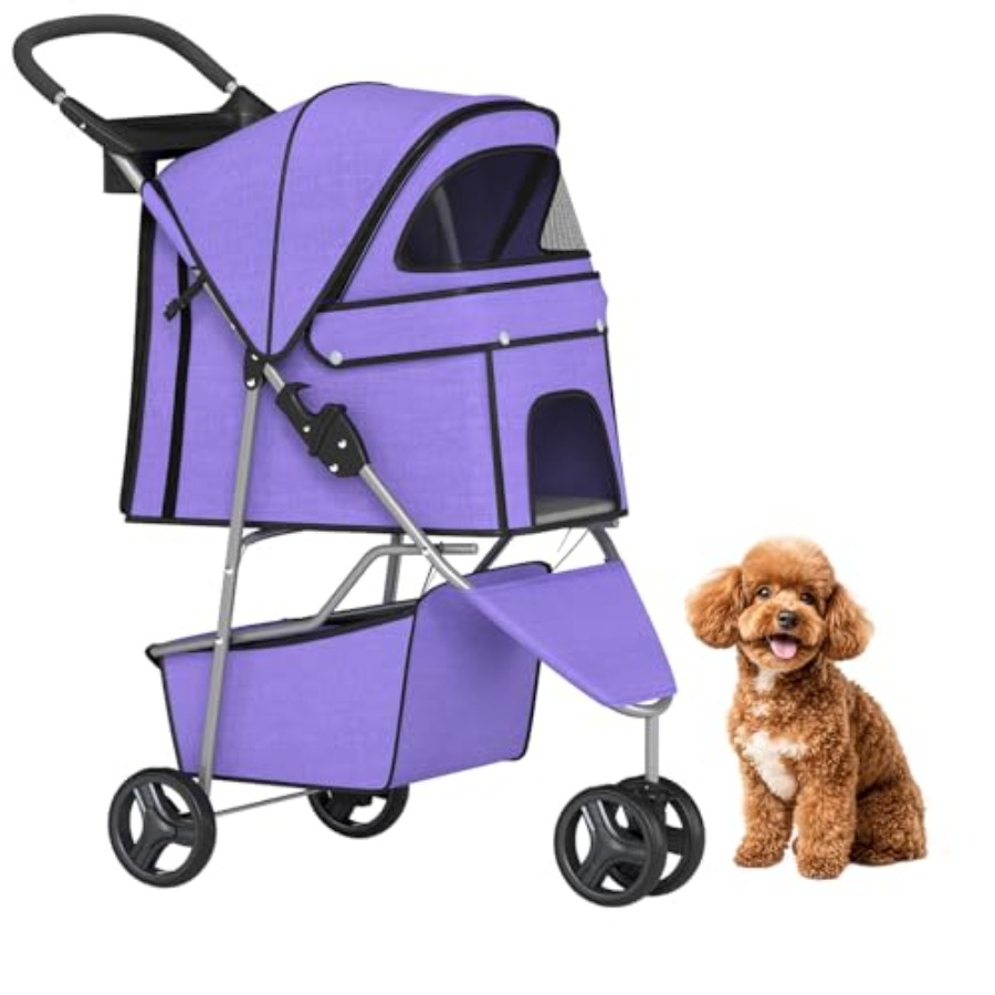 BestPet 3 Wheels Pet Stroller  - Pet Stroller Carrier 评论和价格