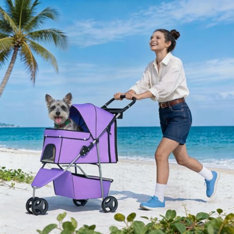 BestPet 3 Wheels Pet Stroller  - Pet Stroller Carrier 评论和价格