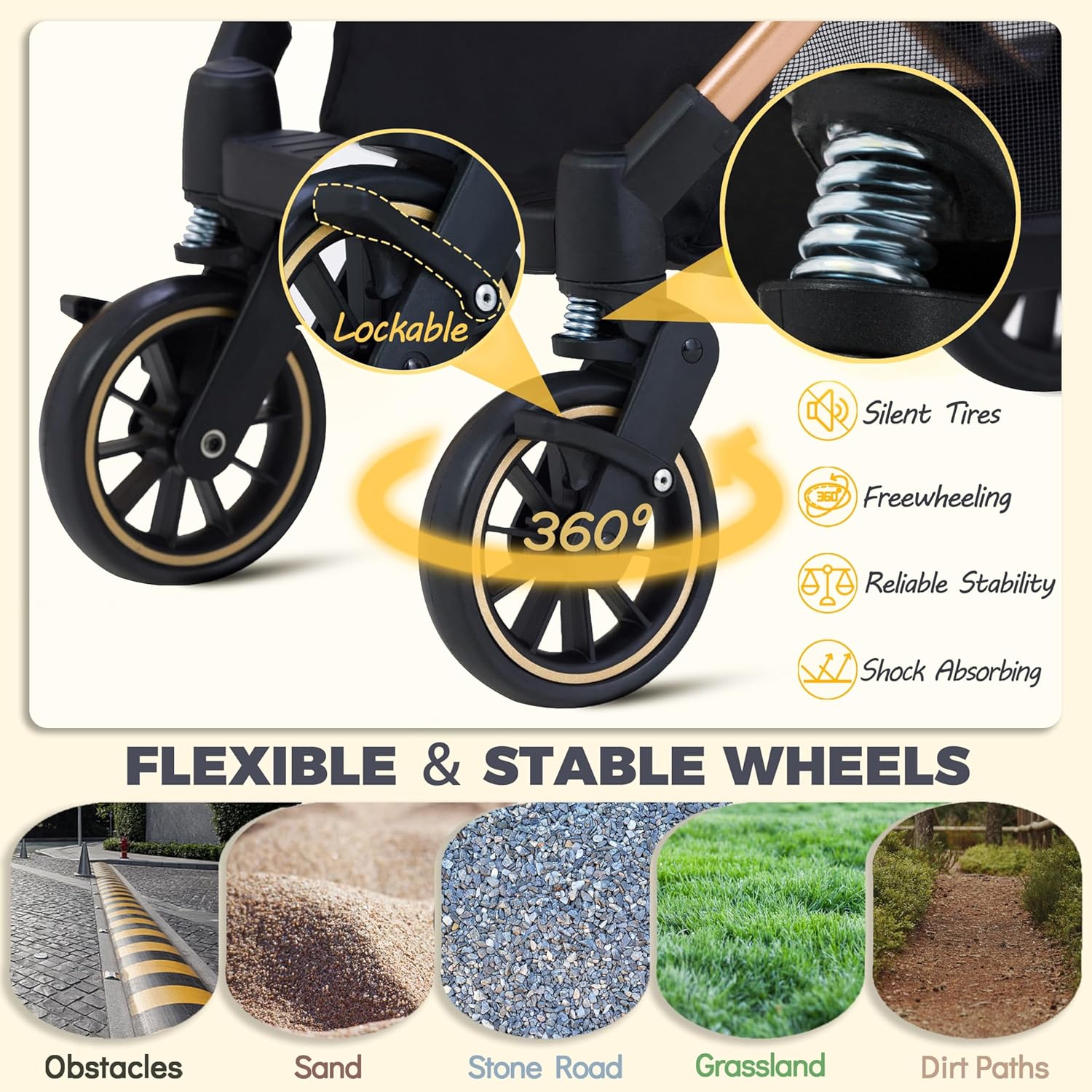 Dog Stroller for Small Dogs, L - Pet Stroller Carrier 评论和价格