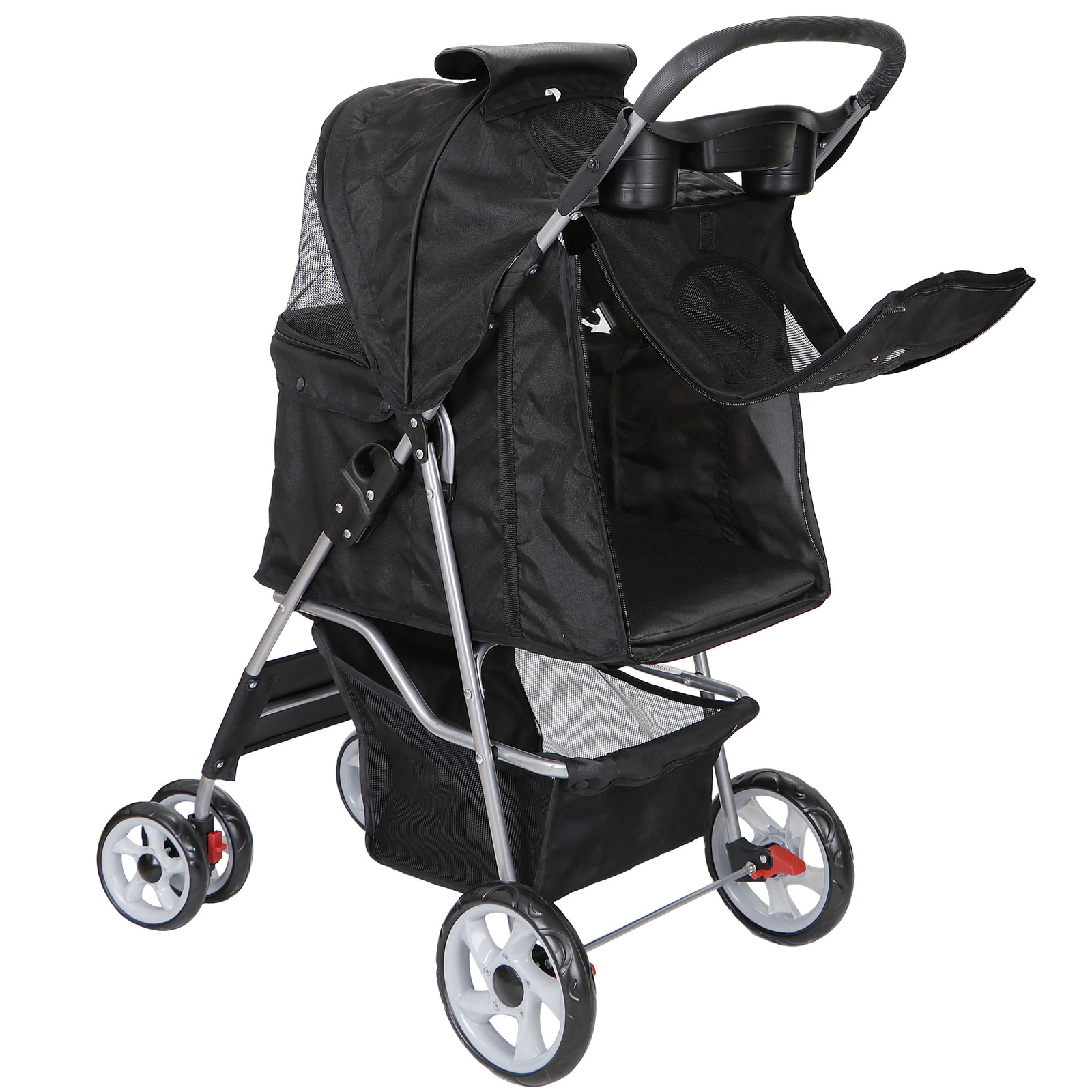 Foldable Travel Carriage Pet D - Pet Stroller Carrier 评论和价格