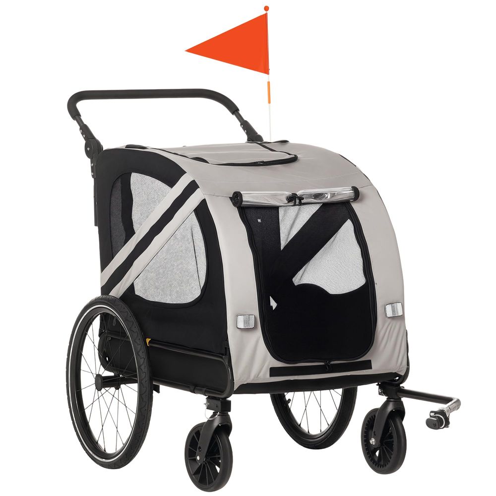 2in1 Pet Bike Trailer for Smal - Pet Stroller Carrier 评论和价格
