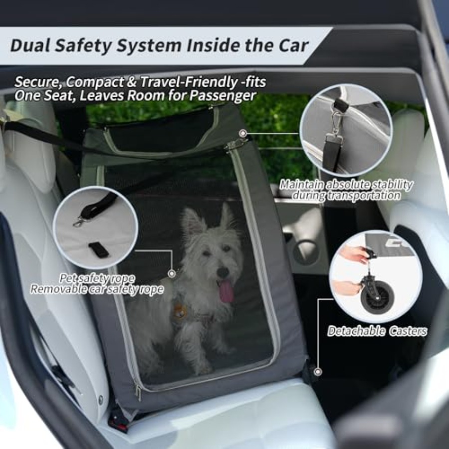 EchoSmile 4 Wheels Pet Strolle - Pet Stroller Carrier 评论和价格