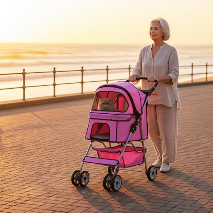 BestOffice Pet Stroller for Sm - Pet Stroller Carrier 评论和价格