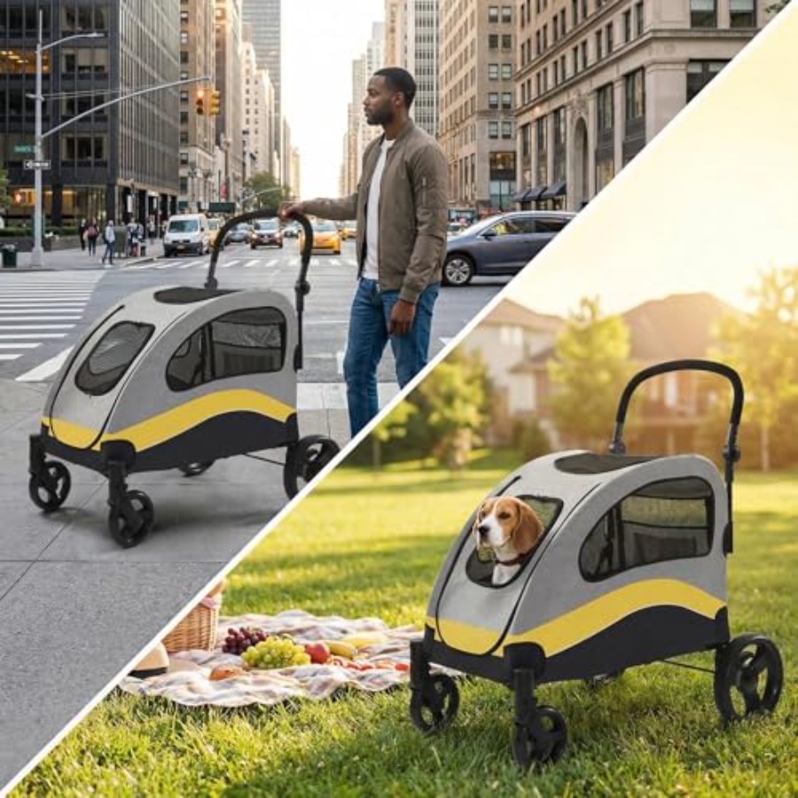 Dog Stroller for Large Dogs, F - Pet Stroller Carrier 评论和价格